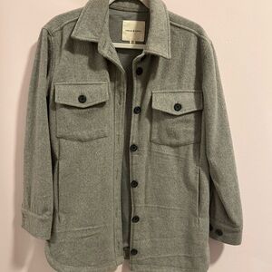 Thread & Supply Women's Gray Shirt Jacket
